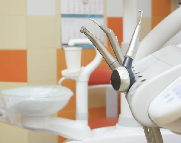 Dental Equipment. Bright colors. Close-up. Dental clinic. Medical equipment.