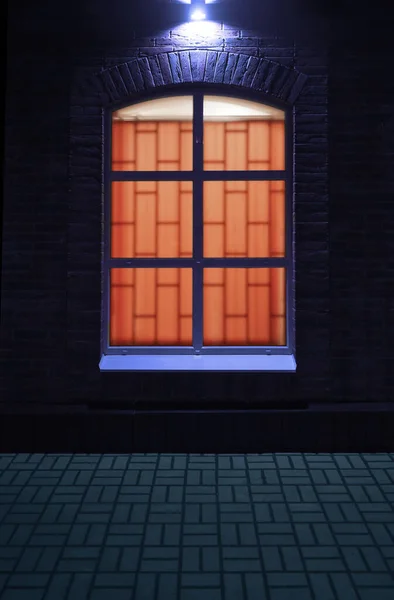 Вигляд Вікна Районі Червоного Світла Амстердамі Нідерланди — стокове фото