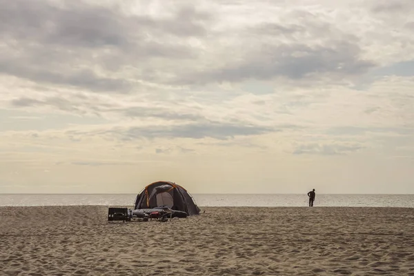 Tent Beach Baltic Sea — Stock Photo, Image