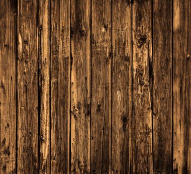 Paslı vida desenli, dikey döşeme zeminine sahip eski moda bir ahşap. Eski gri tahta arka plan.