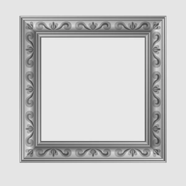 Vierkant decoratieve vector frame Stockvector