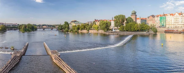 Prague Czech Republic August 2016 River Vltava Famous Sights National — Stock Photo, Image