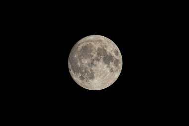 Dolunay, supermoon Novmber 2016, net gökyüzü 68 yıl için en net ay. 