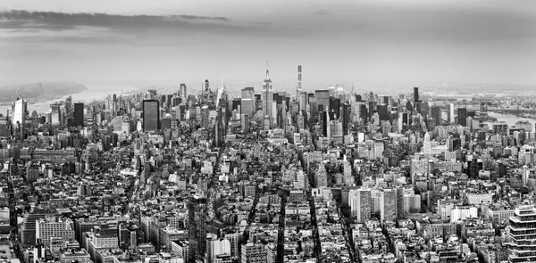 Letecký pohled na New York City — Stock fotografie