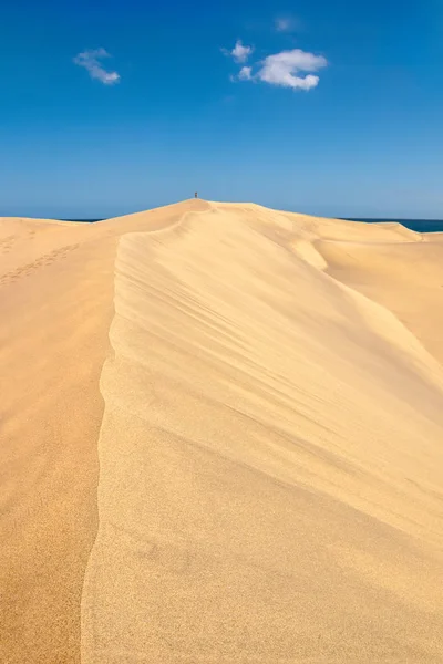 Dunas de areia em Gran Canaria — Fotografia de Stock
