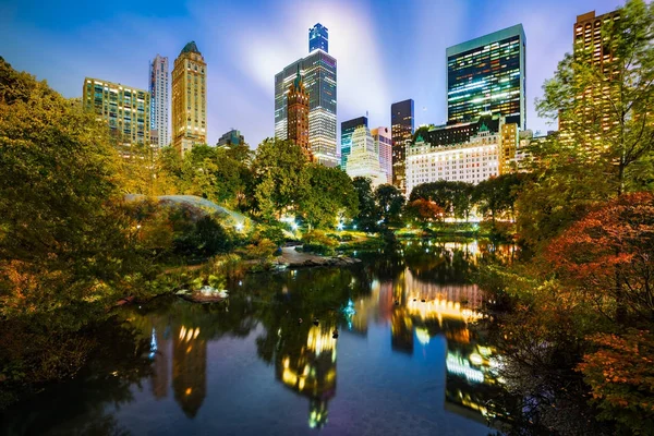 A tó, a Central Park, New York — Stock Fotó