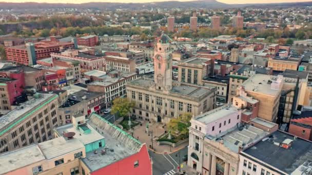 Filmagem aérea de Paterson, Nova Jersey — Vídeo de Stock