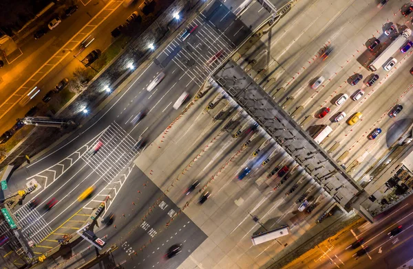 Vista panorâmica da entrada no Lincoln Tunnel — Fotografia de Stock