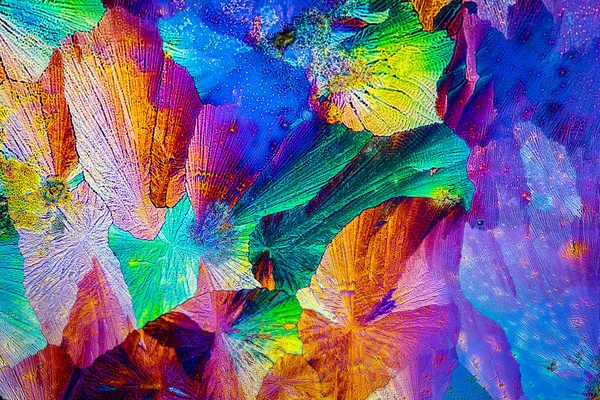 Extreme macro photograph of Paracetamol crystals — Stock Photo, Image