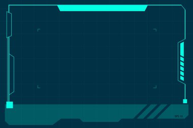 teknoloji vektör çerçeve