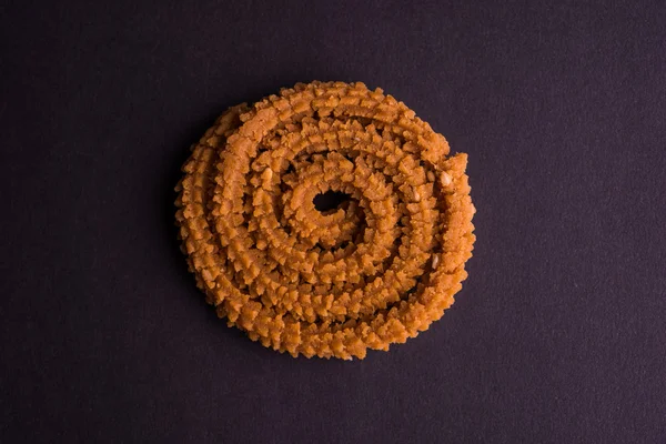 Lekkere Indische Snack Chakli, een chakali — Stockfoto