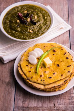 makki di roti ve sarso ka saag, ünlü Kuzey Hint yemekleri
