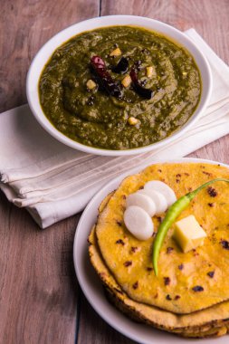 makki di roti ve sarso ka saag, ünlü Kuzey Hint yemekleri