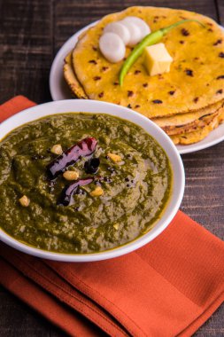 makki di roti ve sarso ka saag, ünlü Kuzey Hint yemekleri