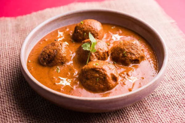 Frisch Gekochtes Würziges Kartoffelcurry Der Pfanne Oder Scharfer Dum Aloo — Stockfoto