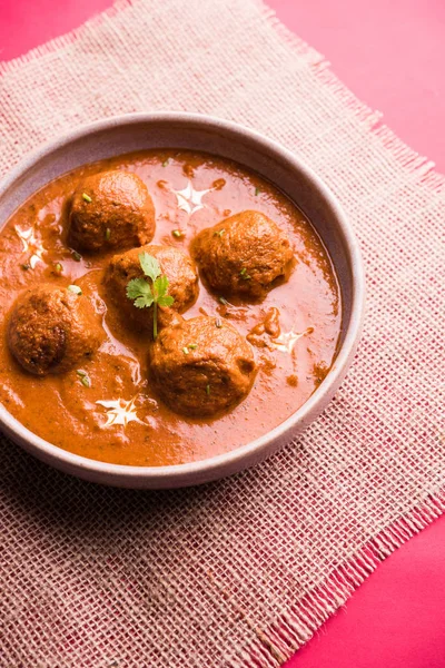 Curry Patate Piccanti Appena Cotte Padella Dum Aloo Piccante Caldo — Foto Stock