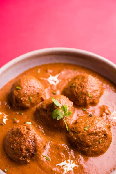 Frisch Gekochtes Würziges Kartoffelcurry Der Pfanne Oder Scharfer Dum Aloo — Stockfoto