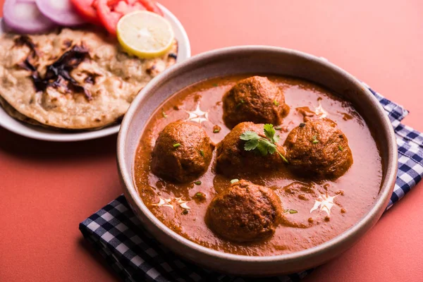 Nykokt Kryddig Potatiscurry Stekpanna Eller Varm Och Kryddig Dum Aloo — Stockfoto