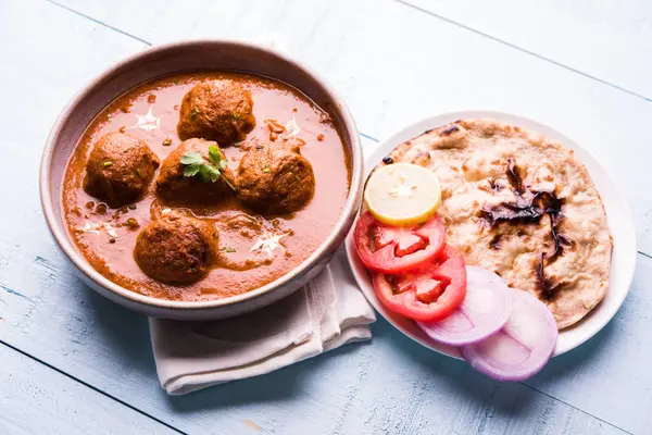 Curry Batata Picante Recém Cozido Frigideira Dum Aloo Quente Picante — Fotografia de Stock