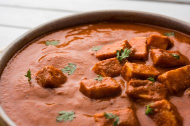 paneer tereyağı masala veya peynir cottage köri, düğün ya da partiler, seçici odak popüler Hint öğle/akşam yemeği menüsünde