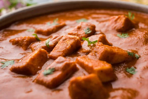 paneer tereyağı masala veya peynir cottage köri, düğün ya da partiler, seçici odak popüler Hint öğle/akşam yemeği menüsünde