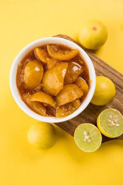 Indian lemon pickle or nimbu ka achar / loncha in hindi