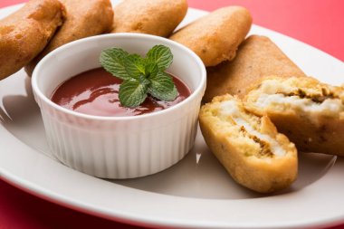 lezzetli paneer pakode veya süzme peynir pakoda veya pakode