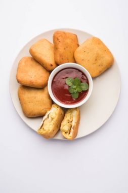 lezzetli paneer pakode veya süzme peynir pakoda veya pakode