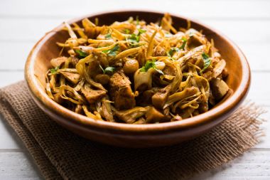 Kathal kı fanas chi bhaji veya phanas ki sabzi Sukhi Sabzi veya nefesi sebze tarifi