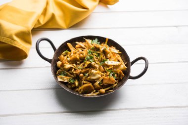 Kathal kı fanas chi bhaji veya phanas ki sabzi Sukhi Sabzi veya nefesi sebze tarifi