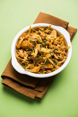 Kathal kı fanas chi bhaji veya phanas ki sabzi Sukhi Sabzi veya nefesi sebze tarifi