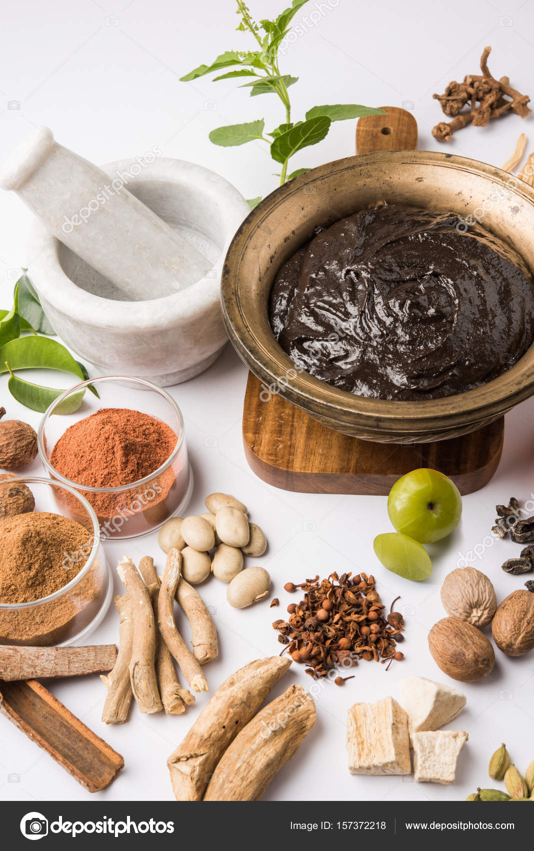 Indian Ayurvedic dietary supplement called Chyawanprash
