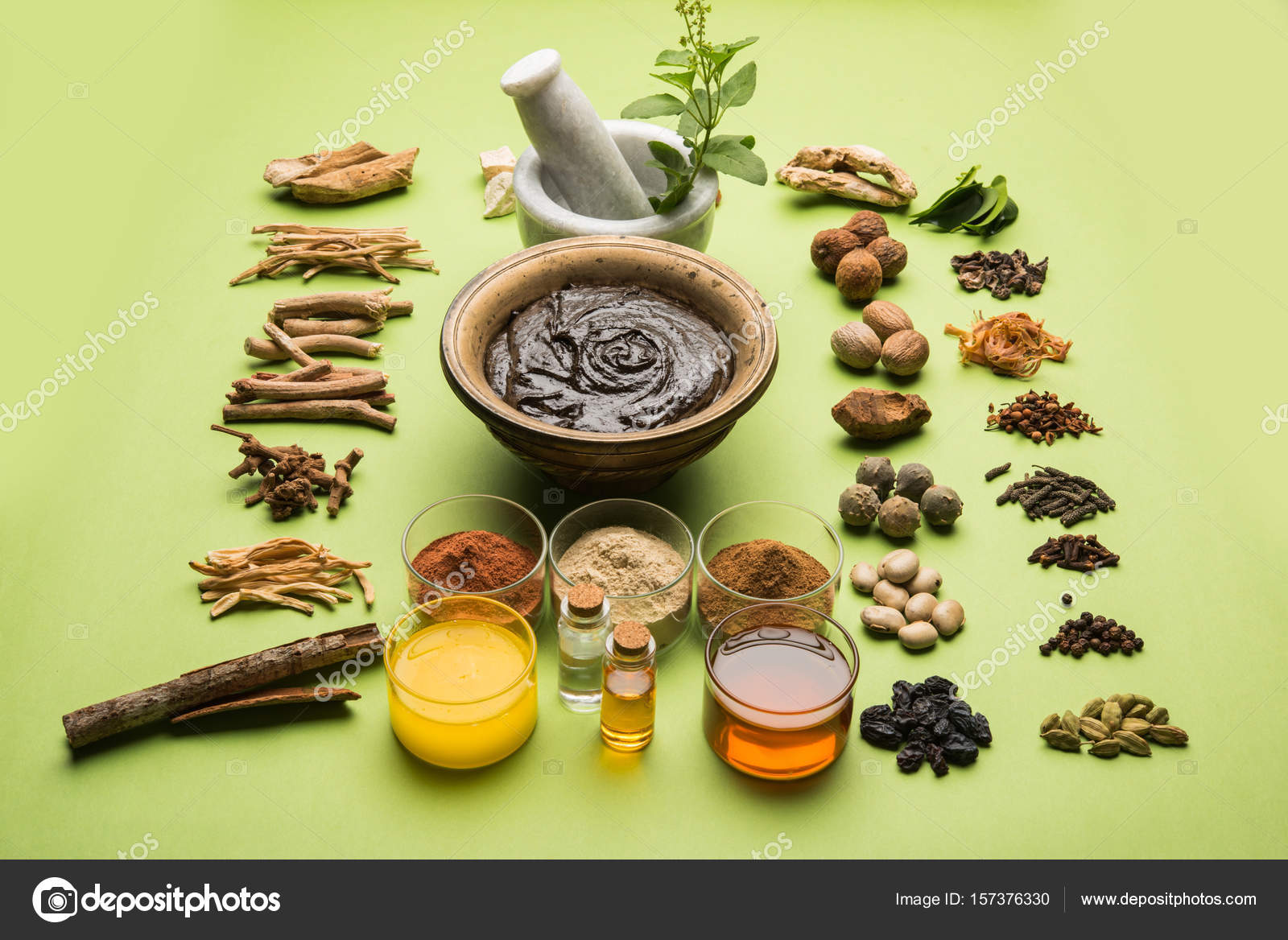 Indian Ayurvedic dietary supplement called Chyawanprash