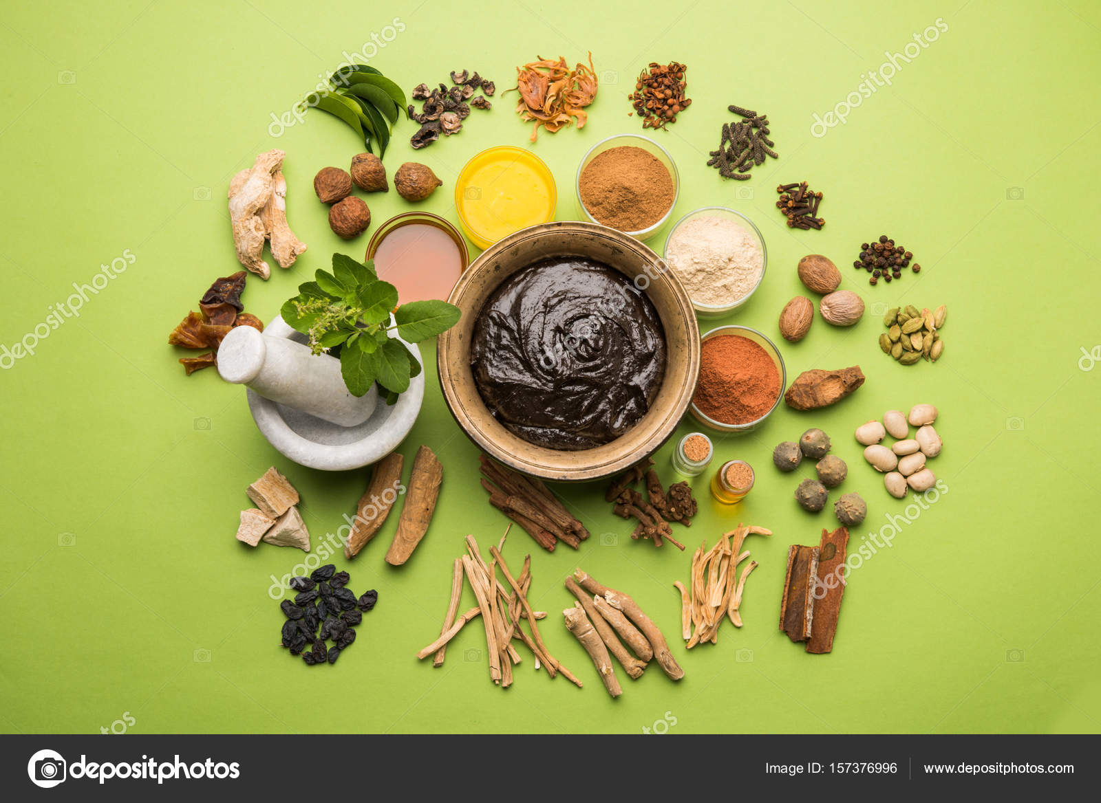 Indian Ayurvedic dietary supplement called Chyawanprash