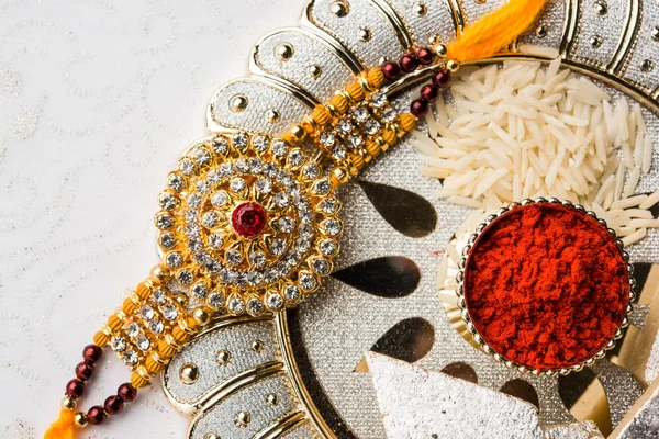 เทศกาลราคีของอินเดีย, เทศกาล Raksha Bandhan - เทศกาลฮินดู — ภาพถ่ายสต็อก