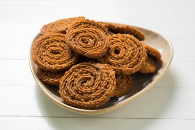 Stok fotoğraf Chakli veya Chakali veya Murukku, popüler tuzlu yiyecek diwali Festivali sırasında yapılan