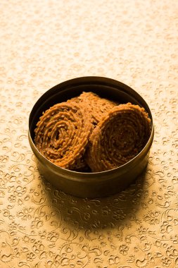 Stok fotoğraf Chakli veya Chakali veya Murukku, popüler tuzlu yiyecek diwali Festivali sırasında yapılan