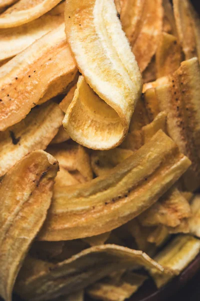 Stok fotoğraf sağlıklı ev yapımı Kela veya muz fiş veya gofret ya da Muz fiş, seçici odak