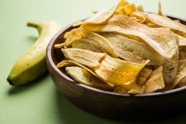 Stok fotoğraf sağlıklı ev yapımı Kela veya muz fiş veya gofret ya da Muz fiş, seçici odak