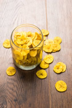 Stok fotoğraf sağlıklı ev yapımı Kela veya muz fiş ya da gofret