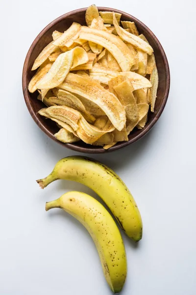 Stok fotoğraf sağlıklı ev yapımı Kela veya muz fiş veya gofret ya da Muz fiş, seçici odak