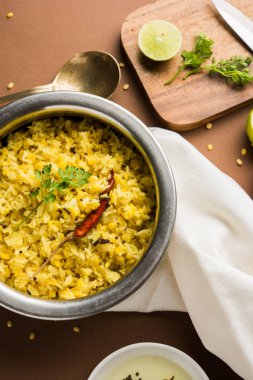 Moong dal khichdi, Hint Ulusal çanak veya gıda, seçici odak
