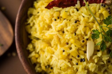 Moong dal khichdi, Hint Ulusal çanak veya gıda, seçici odak