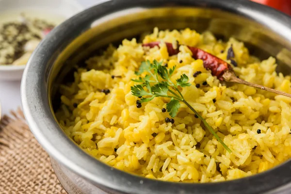 Moong dal khichdi, Hint Ulusal çanak veya gıda, seçici odak