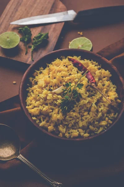 Moong dal khichdi, Hint Ulusal çanak veya gıda, seçici odak