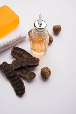 Petrol Shikakai şampuan ve sabun ve şampuan ile Soapnut veya Reetha, Amla, limon, gibi temel ingradients