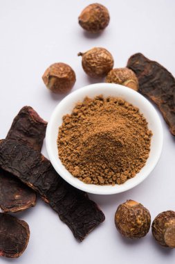 Petrol Shikakai şampuan ve sabun ve şampuan ile Soapnut veya Reetha, Amla, limon, gibi temel ingradients