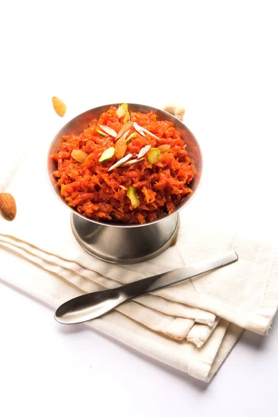 당근 Halwa 또는 Gajar Halwa — 스톡 사진