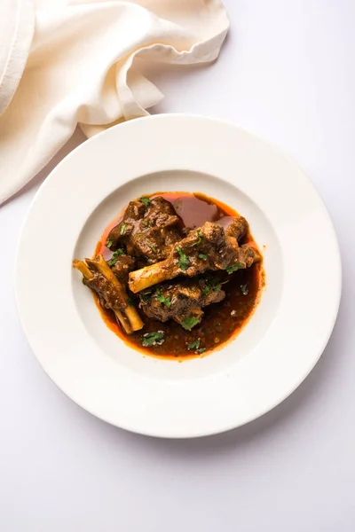 Πρόβειο Κρέας Masala Masala Gosht Ινδική Αρνί Rogan Josh Κάποια — Φωτογραφία Αρχείου