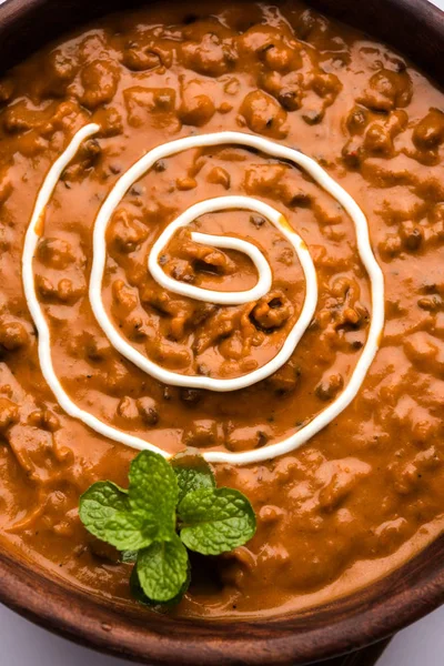 Dal Makhani Dal Makhni Est Aliment Populaire Pendjab Inde Base — Photo